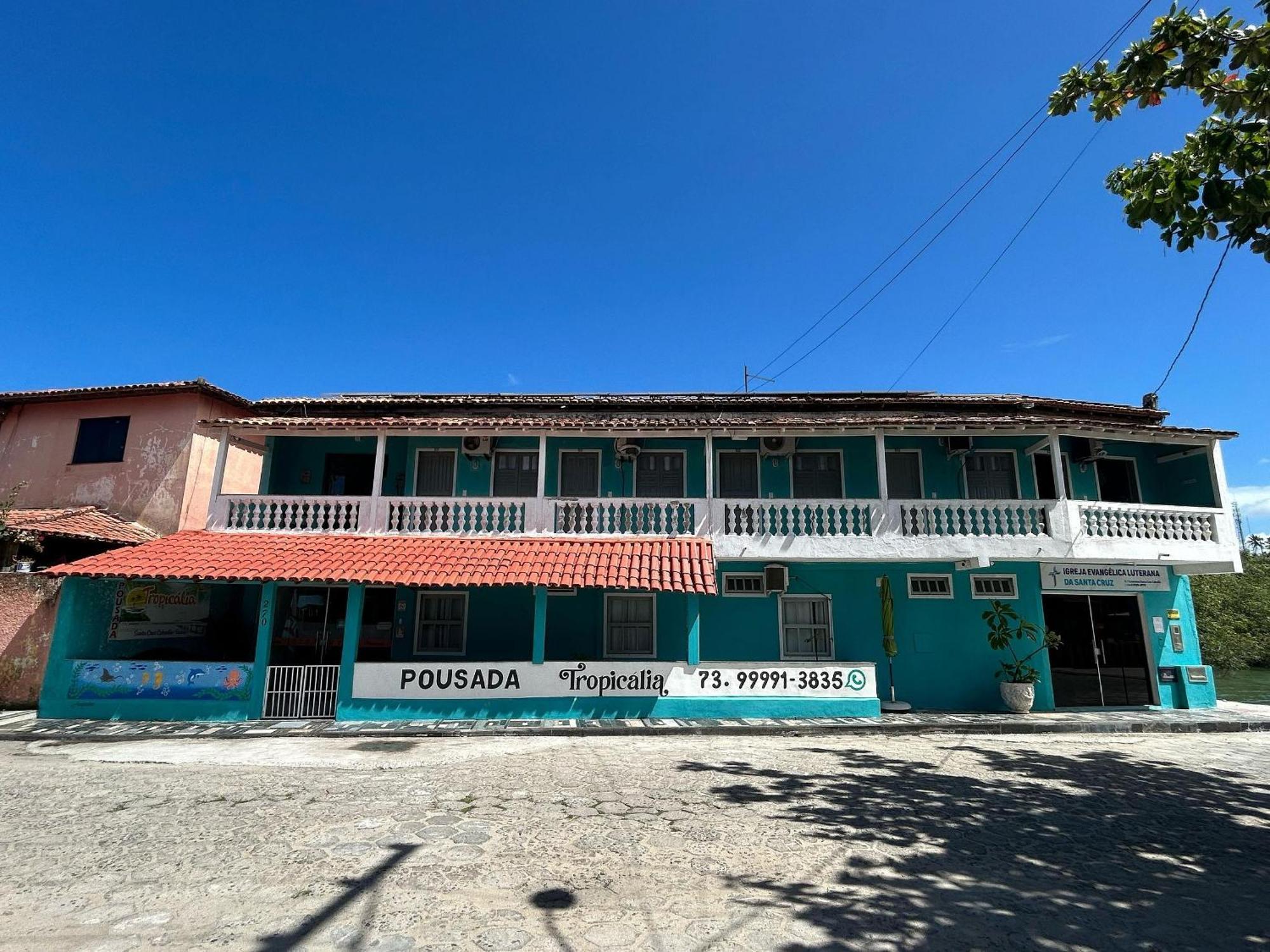 Pousada Tropicalia Tranquilidade A Beira Mar Santa Cruz Cabrália Esterno foto